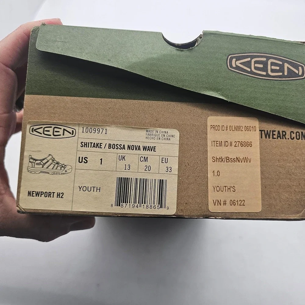 Keen Shoes KIDS Size 1 Brown Newport H2 Sandals Water Hiking Outdoor 1009971